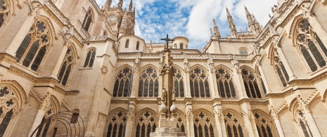 Interior courtyard of the Burgos cathedral