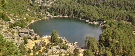 Vista para a lagoa negra. Sória