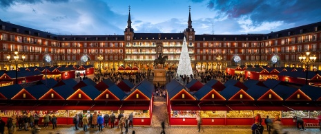 Christmas market in Madrid