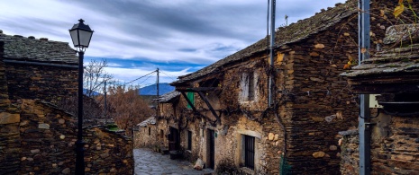 Dettaglio di una casa a Roblelacasa di Guadalajara, Castiglia-La Mancia