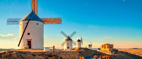 Molinos en Consuegra, Castilla - La Mancha