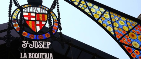 Mercado de La Boquería, en Barcelona