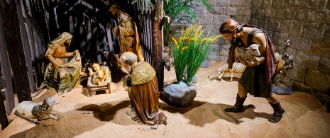 Nativity scene in Barcelona, Catalonia