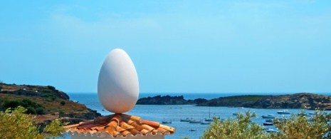 Dettaglio della casa di Salvador Dalí di Portlligat a Cadaqués, Girona