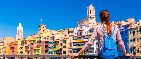 Un touriste à Gérone