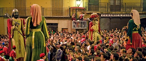 Święto La Patum. Berga. Barcelona