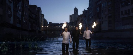 Fratelli Roca in una foto promozionale del loro ristorante Cerler de Can Roca