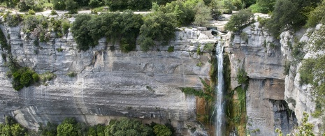 Veduta del Salto de Sallent, Rupit