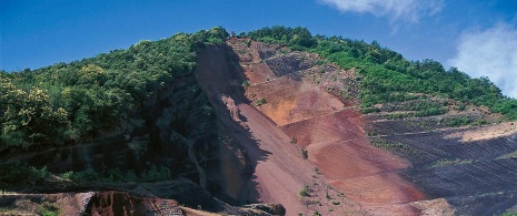 Volcan Croscat à Santapau. La garrotxa. Gérone