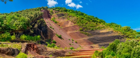 カタルーニャ州のガローチャにある火山