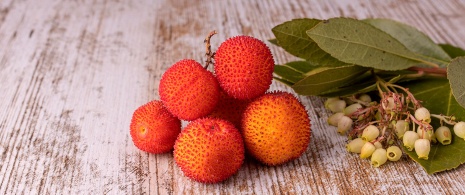 Strawberry tree fruit