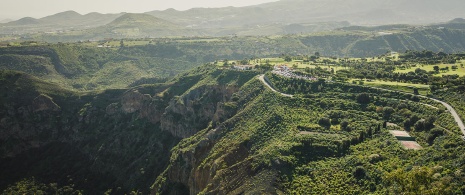  Real Club de Golf Bandama znajdujący się w la Caldera de Badama, Las Palmas