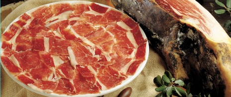 Presunto ibérico (presunto cru) denominação de origem Dehesa de Extremadura