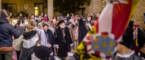 Uroczystość upamiętniająca podróż cesarza Karola V w miejscowości Jarandilla de la Vera w Cáceres, Estremadura