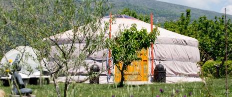 Yurt of Casas del Castañar in Caceres, Extremadura