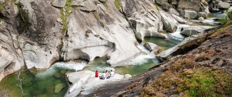 Los Pilones at the Garganta de los Infiernos in the Jerte Valley, Extremadura