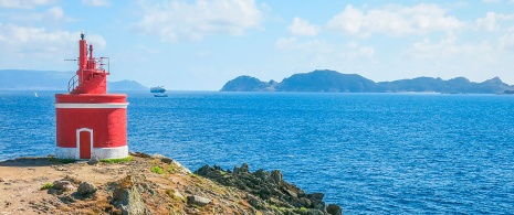 Phare de Punta Robaleira à Cangas, Pontevedra