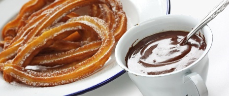 Churros con chocolate