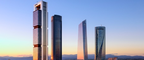 Las cuatro torres de Madrid