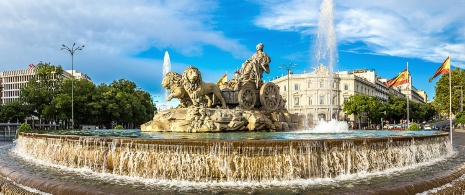 Fonte de Cibeles em Madri, Comunidade de Madri