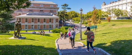 Exterior do Museu do Prado, em Madri