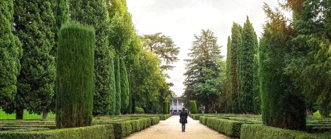 Widok na park El Capricho w Alameda de Osuna