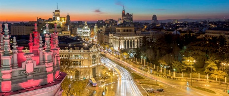 Plaza de Cibeles w Madrycie