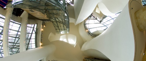 Toit de l'atrium du musée Guggenheim de Bilbao