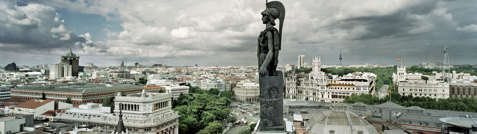 Vedute di Madrid dalla terrazza del Circolo di Belle Arti