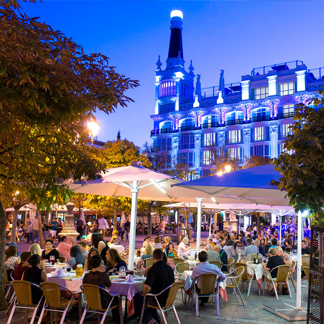 Plaza Santa Ana in Madrid