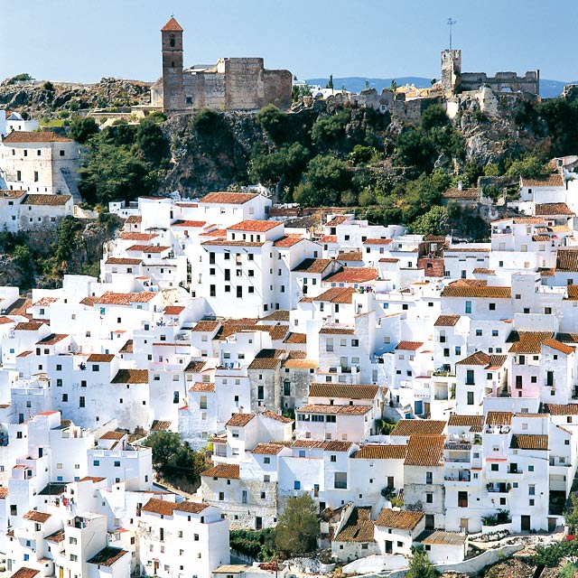 Widok na Casares, Malaga