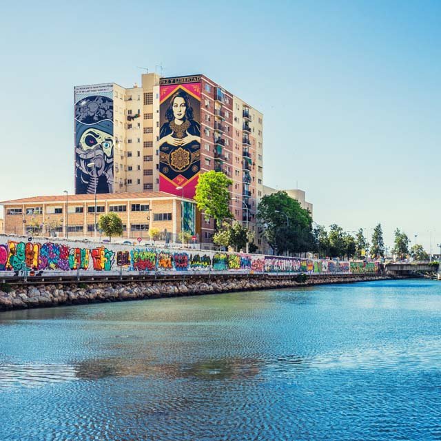 Quartier du Soho à Malaga