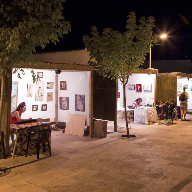 Sant Ferran market at night