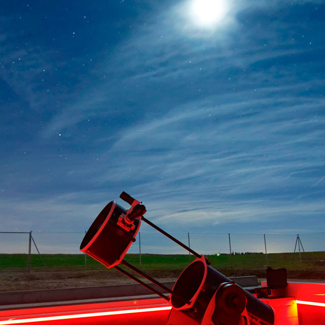 Telescope at the Tiedra Astronomical Centre (CAT)