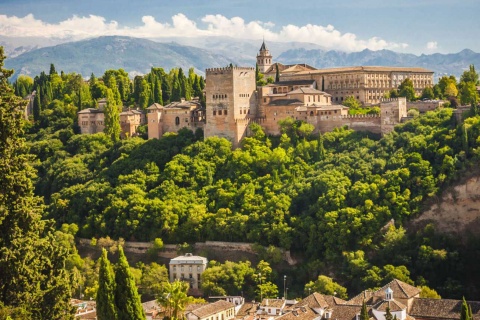 Vista da Alhambra de Granada