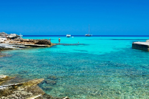 Crique San Agustín, Formentera