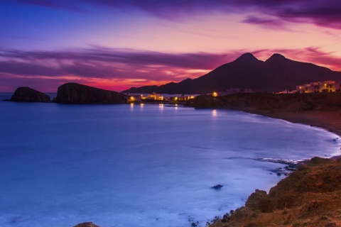 Isleta del Moro, no Cabo de Gata, Almeria