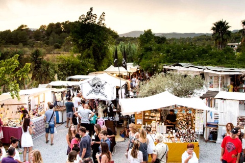 Vue générale du marché Las Dalias