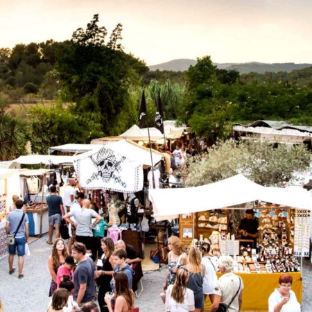 Blick auf den Markt Las Dalias