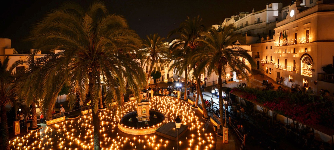 Candle-lit nights, Plaza de Vejer de la Frontera