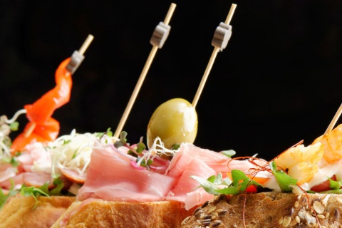 Verschiedene Pintxos