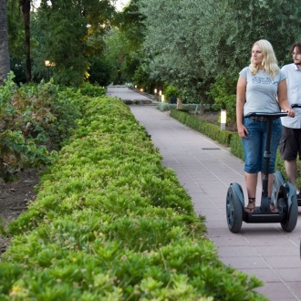 Turistas en el Real Jardín Botánico