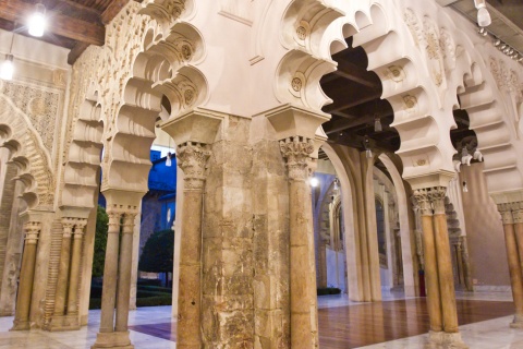 Innenraum des Aljafería-Palastes, Zaragoza