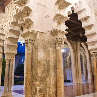 Interior of the Aljafería Palace, Zaragoza