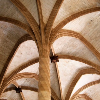 Detalle del interior de la Lonja de Palma