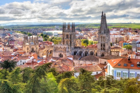 Veduta della Cattedrale di Burgos