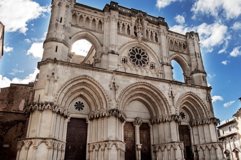 Façade of Cuenca Cathedral