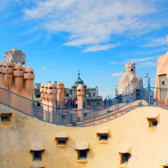 Roof terrace of Casa Milà, Barcelona