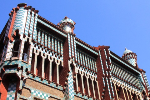 Facciata della Casa Vicens