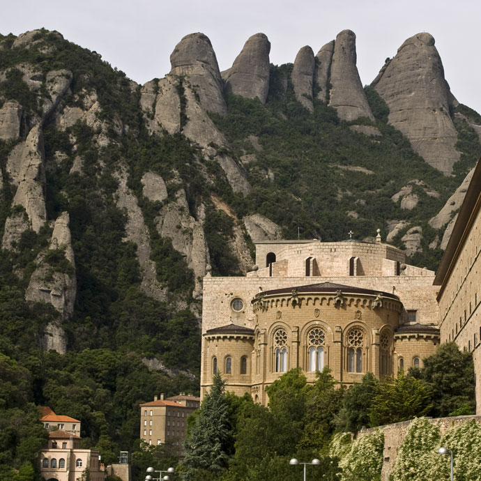 Veduta del Monastero di Monserrat